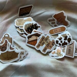 Mystery. 15 piece sticker.